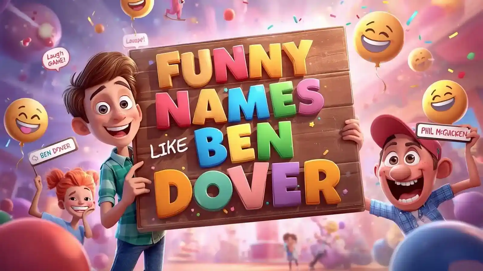 funny names like ben dover