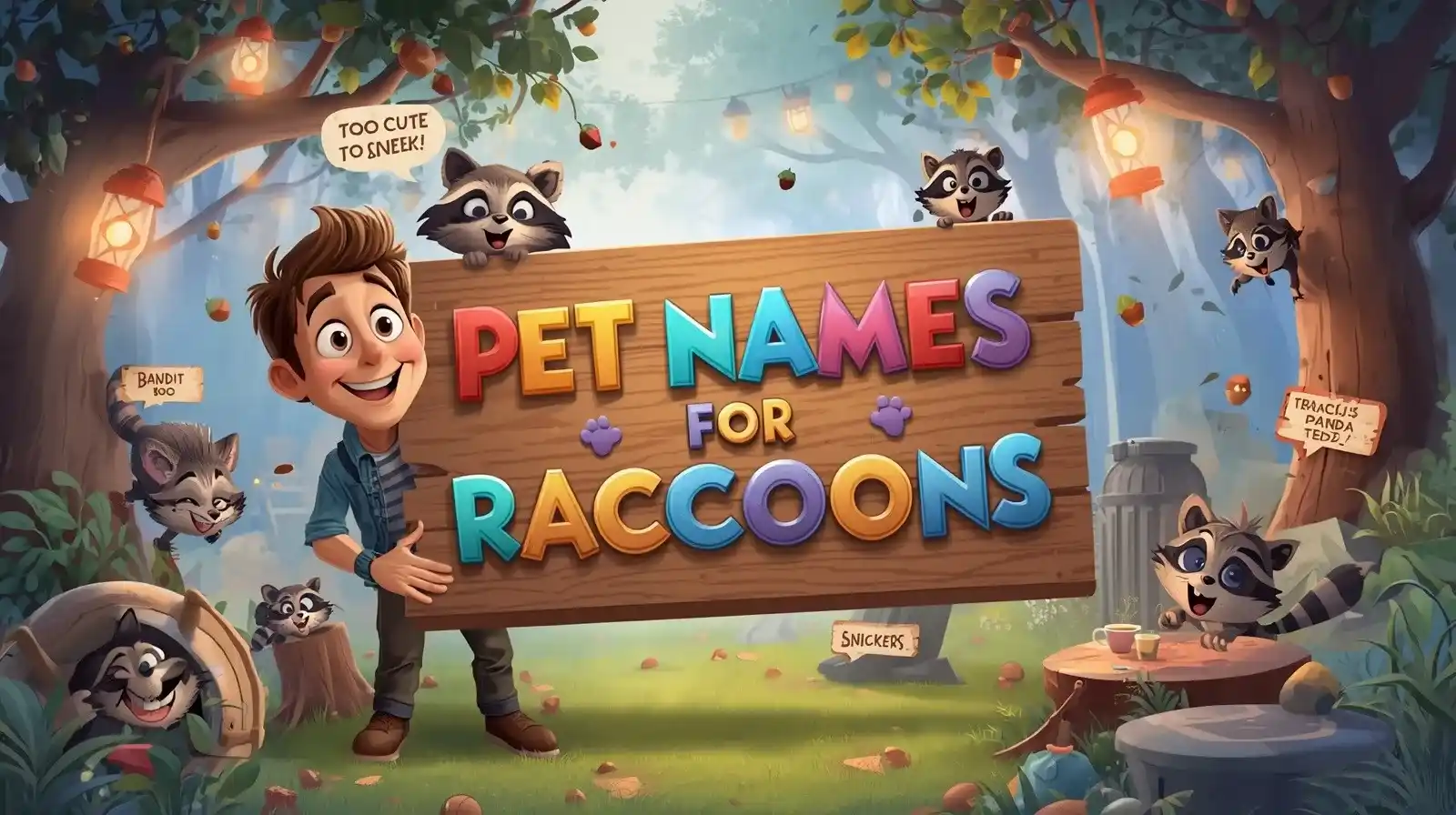 pet names for raccoons