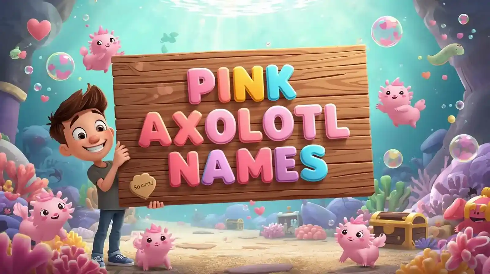 pink axolotl names